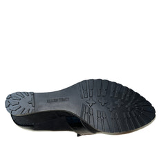 ELLEN TRACY Women's •Tessa• Black Faux Suede Wedge Slip-on