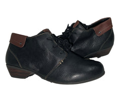 Women's Comfortiva •Rifton• Women's Lace-up Boots - Size 7.5M Black Leather