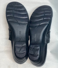 Women’s Nurse Mates Kris Pillow-top lightwiect Comfort Clog 11M Black leather
