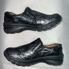 Women’s Nurse Mates London Gored Slip-on 7M Black Prism Leather