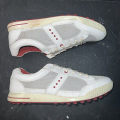 Men’s Ecco Street Premier Spikeless golf shoes 46EU White/ Red