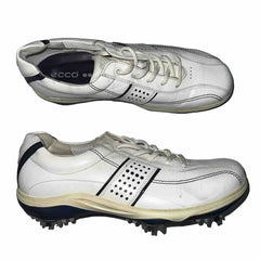 Women’s Ecco Hydromax Leather Spiked Golf Shoe 42EU White/Marine