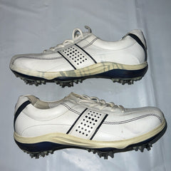 Women’s Ecco Hydromax Leather Spiked Golf Shoe 42EU White/Marine