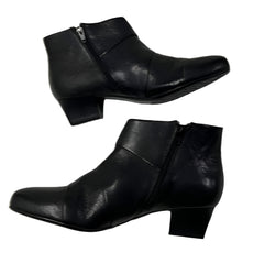 Women’s Racheal Black Leather Ankle Boot 9M by Sofft