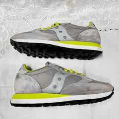 Women’s Saucony Jazz Running Shoe7M Grey/Lime