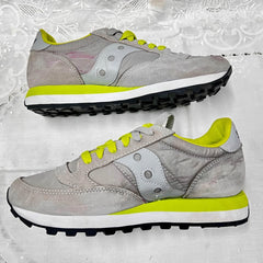 Women’s Saucony Jazz Running Shoe7M Grey/Lime