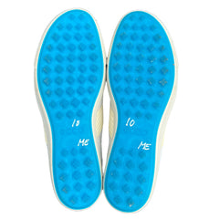 Women’s Ecco Spikeless Golf Shoe 41EU White/Blue Hydrowmax Leather