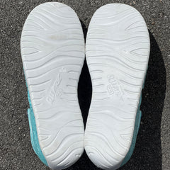 Men’s •Quarky• EVA Clog Size 13 White/ Blue Splash