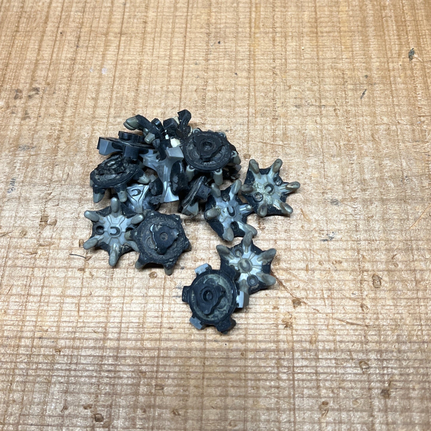 Men’s Ecco Biom Cleated Golf Shoe 43EU •White/Grey• Hydromax Yak Leather