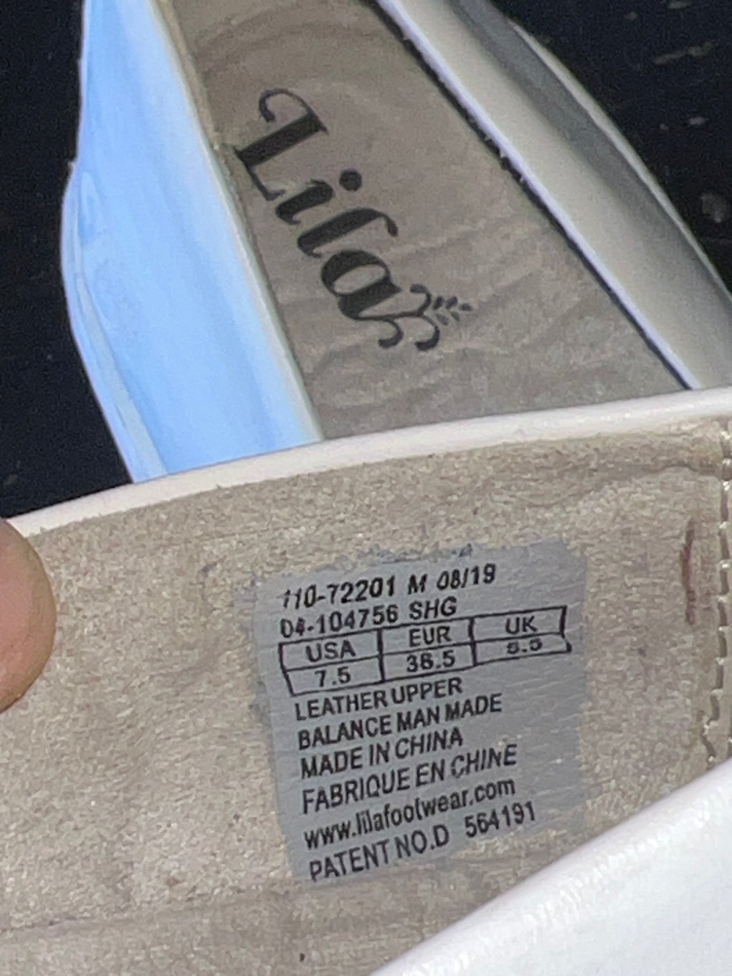 Women’s Lila Non-slip Clog by SureGrip 7.5M White Leather