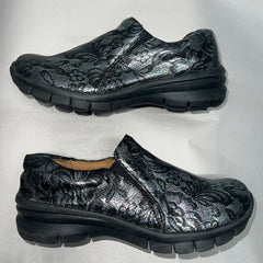 Women’s Nurse Mates London Gored Slip-on 7M Black Prism Leather
