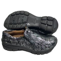 Women’s Nurse Mates London Gored Slip-on 7M Black Prism Leather