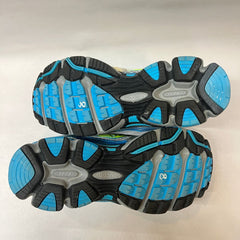 Womens Saucony Cohesion 5 Running Shoe Blue/Gray/Green Size 8 Wide - Preowned Athletic