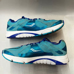 Womens Saucony Progrid Mirage 3 Running Shoe Blue/White Size 11M Preowned Athletic