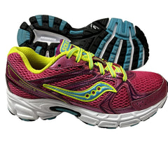 Womens Saucony Grid Cohesion 6 - Pink/Blue- Running Shoe Wide Width Preowned 6W / Pink/Blue-18
