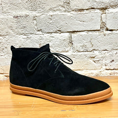 FRENCH CONNECTION Women's Patsie Desert Boot -Black- Butter Suede