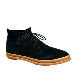 FRENCH CONNECTION Women's Patsie Desert Boot -Black- Butter Suede