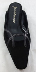 JEAN-MICHEL CAZABAT Women's Babouch Mule - Black Suede - Multi Sz NIB MSRP $370 - ShooDog.com