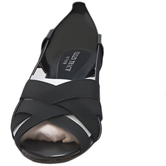 ELLEN TRACY Women's Jonas Sandal - Black Patent - Multi SZ - NIB - MSRP $69 - ShooDog.com