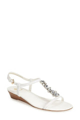 ISOLA Women's "Trista" T-strap Jeweled Sandal - ShooDog.com