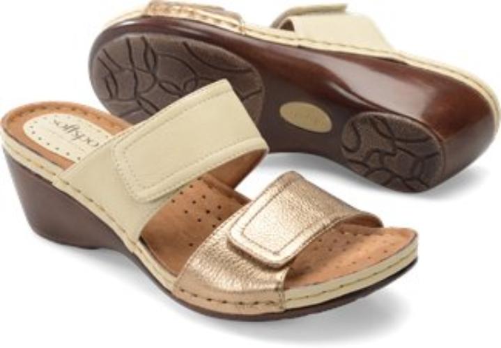 SOFTSPOTS Women's •Pamana• Wedge Slide Sandal - ShooDog.com