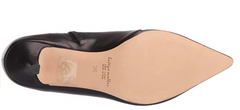 Bettye Muller Women's •Astrid• Ankle Bootie Black Leather 8.5M