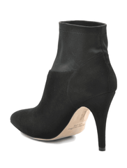 Bettye Muller Women's •Gidget• Ankle Bootie Black Leather 8.5M
