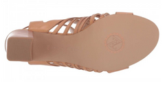 ADRIENNE VITTADINI Women's •Pense• Block-Heel Sandal Calf Leather 9.5M