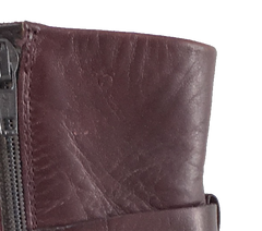Women's ECCO Sculptured 75 •Merlot Leather• Ankle Boot - ShooDog.com