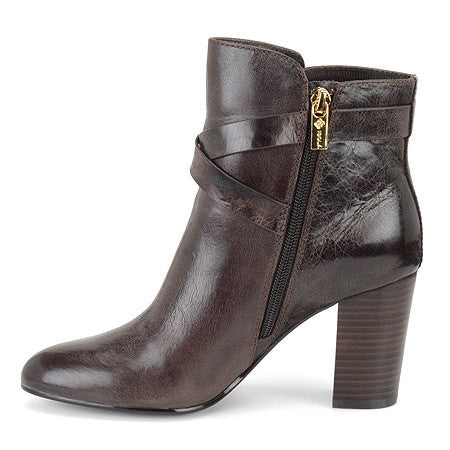 Isola Women's Colleen •Java Brown Leather• Harness Bootie - ShooDog.com