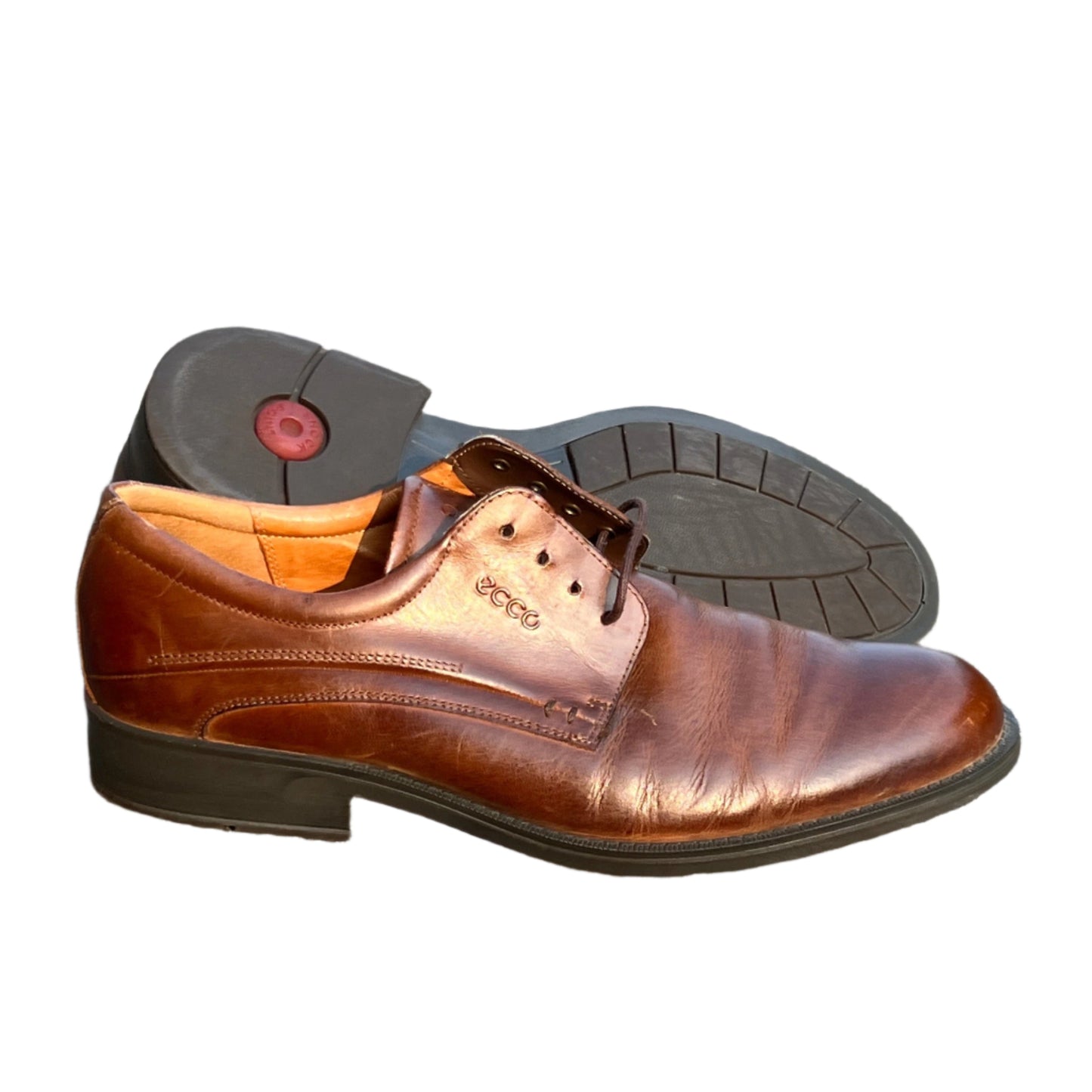 Men’s Ecco  Derby Dress Oxford 44EU Brown  Leather