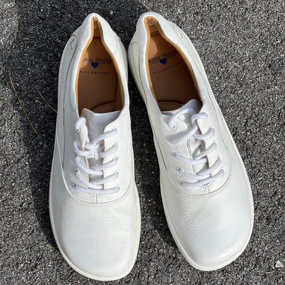 Women's  NURSE MATES  •Macie• Pillow-Top Oxford 9.5M  White Leather