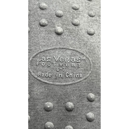 2 pair Vintage Las Vegas Footwear Fuzzy dice slippers size 6-7