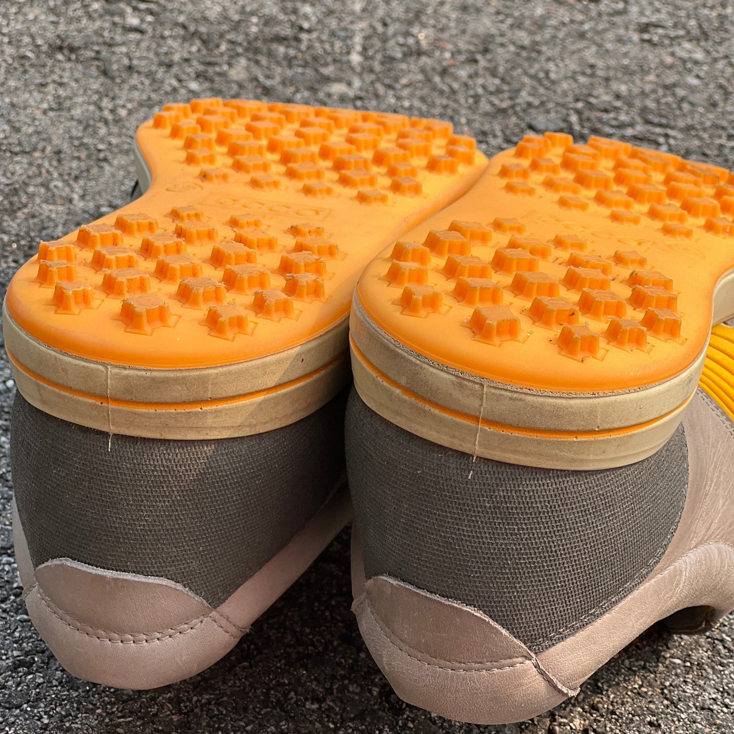 Men’s Ecco Street Premier Cleat-less Golf Shoe 45EU • Grey/Citron • Leather