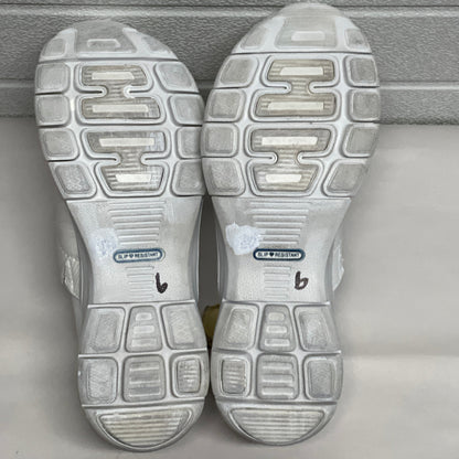 Women’s Nurse Mates Libby pillowTop lightweight Clog 9M White Leather