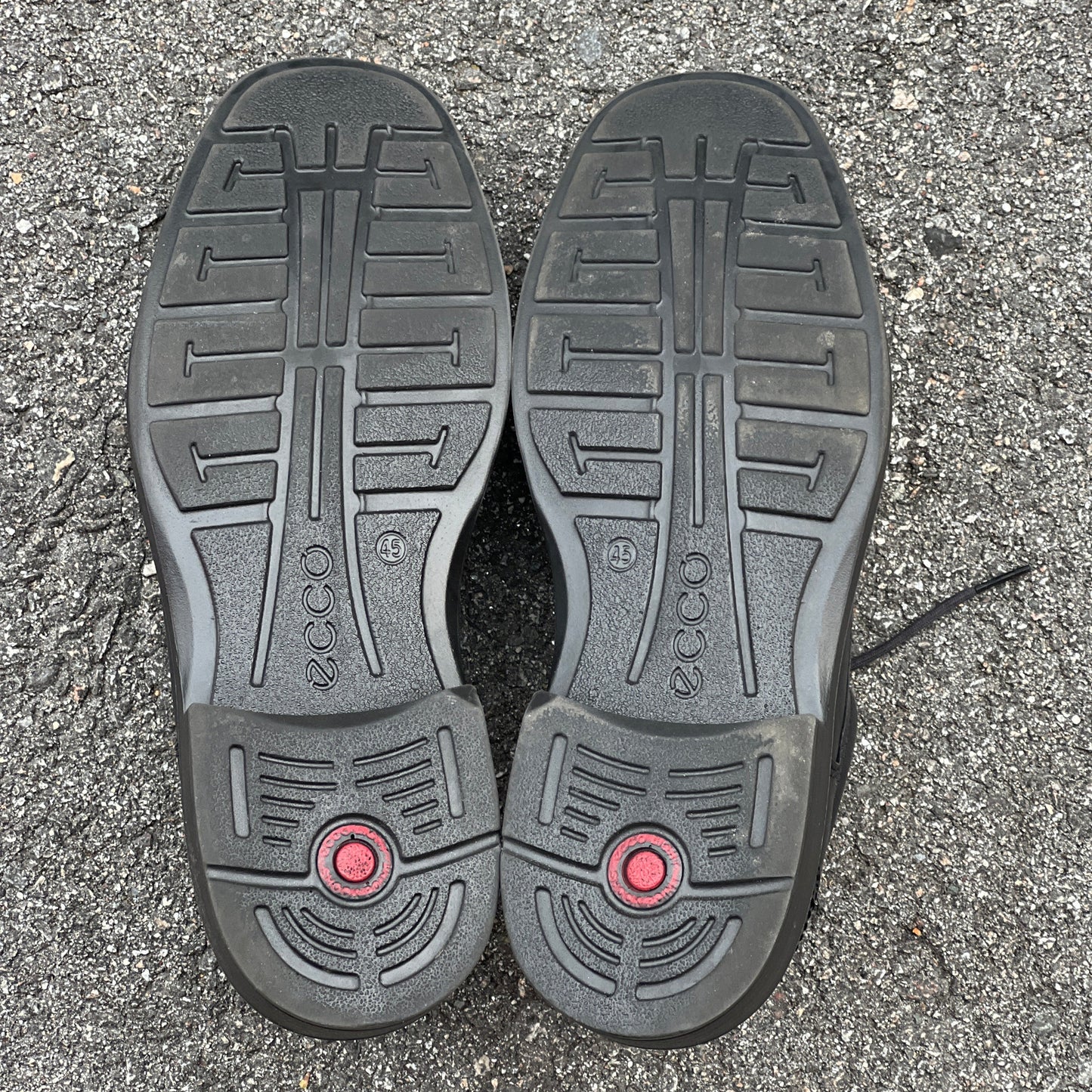 Men’s Ecco Dress Oxford 45EU Black  Leather- Made in Portugal