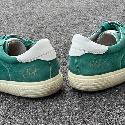 Men’s Ecco •Fred Couples Masters• Street Premier Cleat-less Golf Shoe 44EU • Green Hydromax Leather