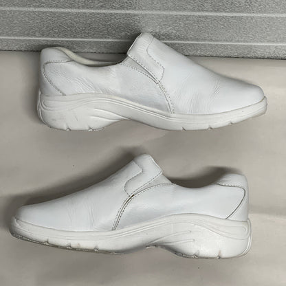 Women’s Nurse Mates Dove Twin-gore Slipon 7.5W White Leather