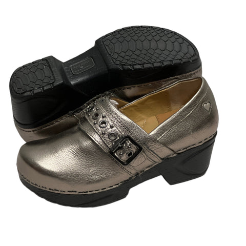 Women’s Nurse Mates Chelsea  Pillow-top Clog 6M Anthracite Leather