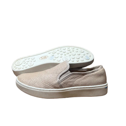 Woman’s Sofft Somers twin gore Slip-on  8.5M Blush Reptile Embossed Leather