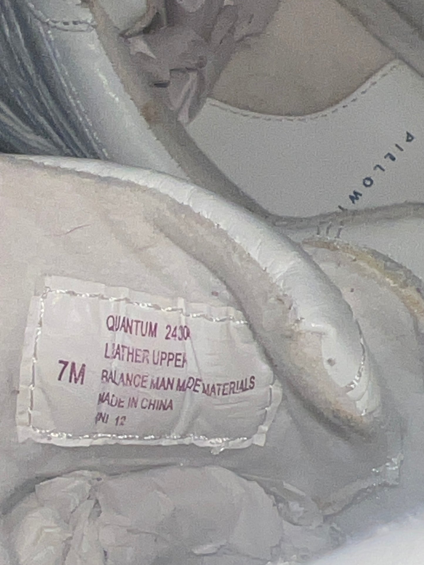 Women’s Nurse Mates Quantum Pillow Top slip on 7M White Leather