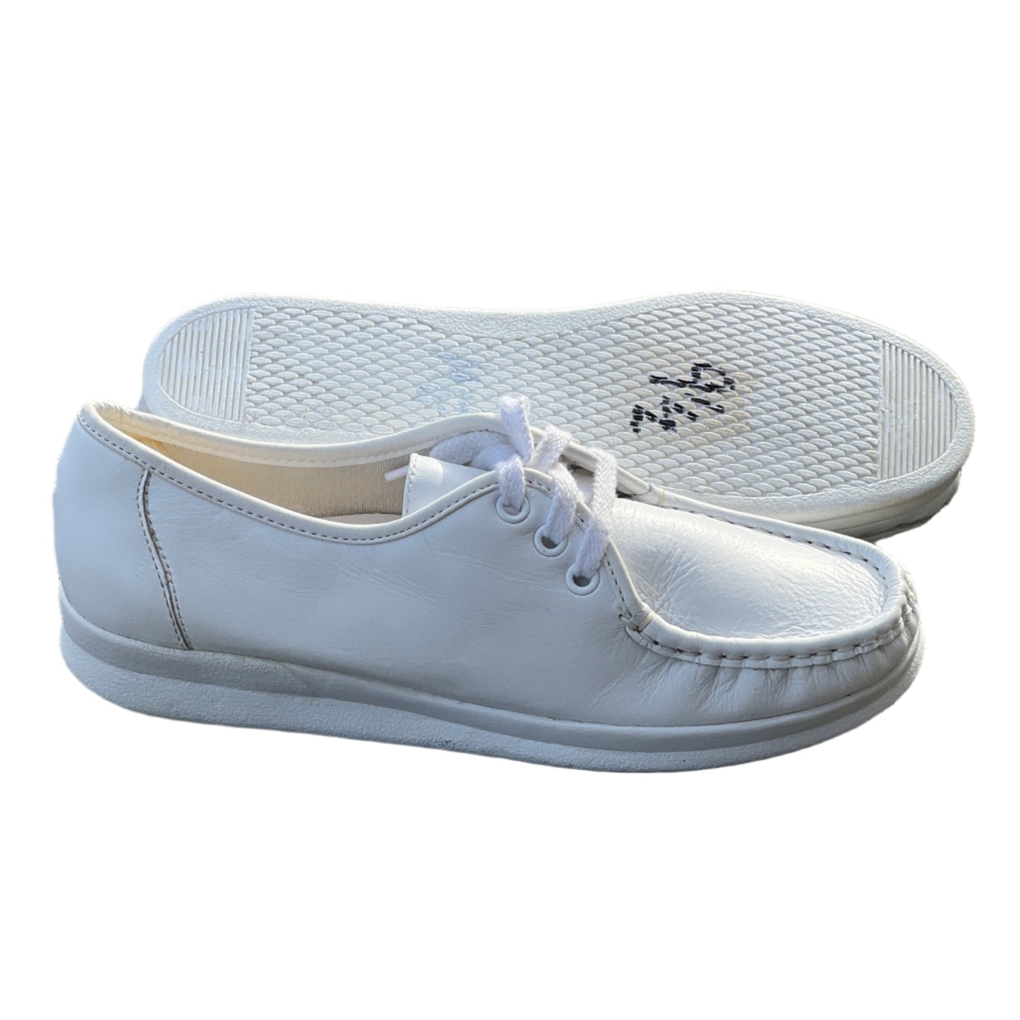 Women's  NURSE MATES  •Anni Lo•  Lace-up  9.5M White Leather