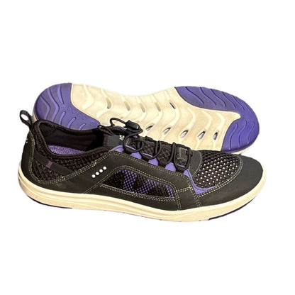 Women’s Ecco Lagoon Mesh Water Sneaker 40EU Black/Purple/White