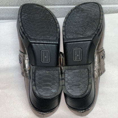 Women’s Nurse Mates Chelsea  Pillow-top Clog 8M Anthracite Leather