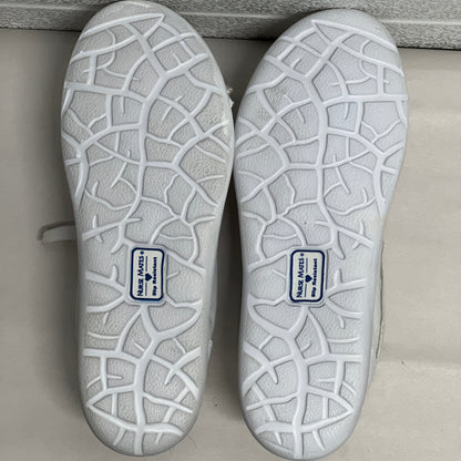 Women’s Nurse Mates Tibby pillowTop lightweight stretch laced Cap toe 6.5W White Leather