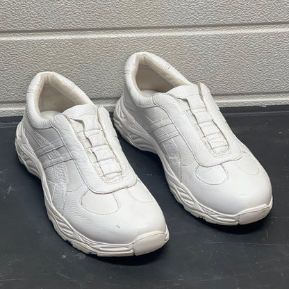 Women’s Nurse Mates Quantum Pillow Top slip on 11M White Leather