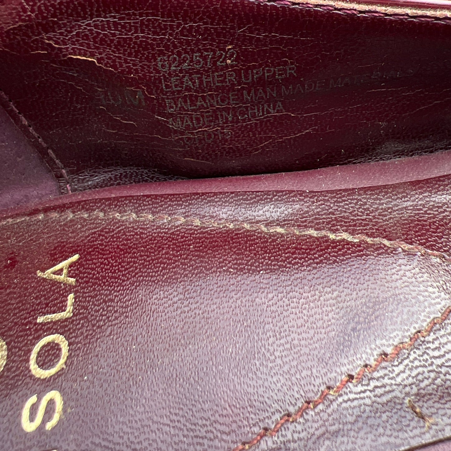 Woman’s Isola •Donna• Jeweled Smoking Shoe 10M Maroon Suede Leather