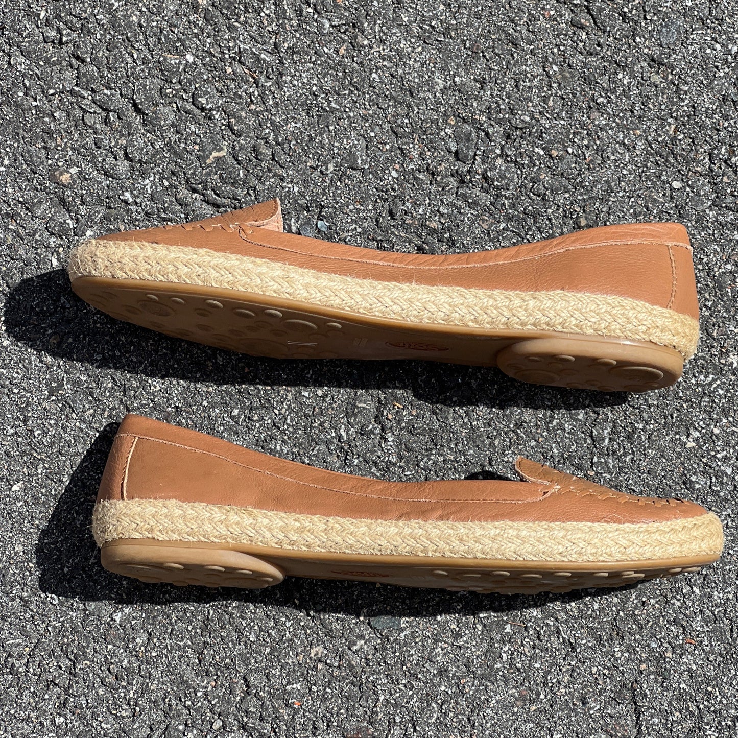 Woman’s Sofft Malila Jute Wrapped Slip-on Moc 11 M Tan Leather