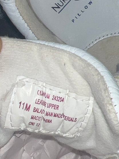 Women’s Nurse Mates Quantum Pillow Top slip on 11M White Leather