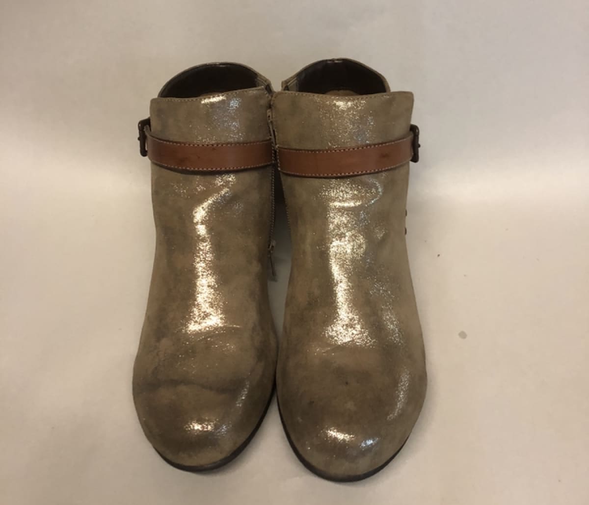 Women's Comfortiva •Ryder• Buckle Strap Bootie -Size 7.5W-  ANTHRACITE - ShooDog.com